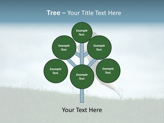 A Woman Running In A Field Of Grass PowerPoint Template