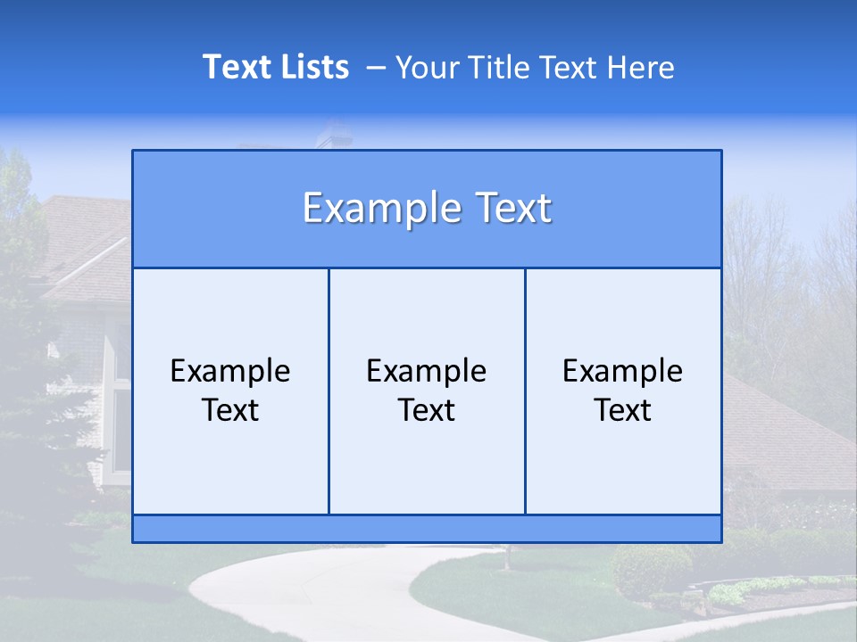Beautiful Brick American Home Located In A Prestigious Suburb Of Ohio. PowerPoint Template