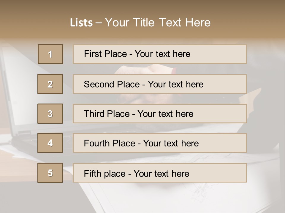 Two People Shaking Hands Over A Laptop Computer PowerPoint Template