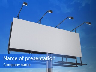 Blank Sign PowerPoint Template