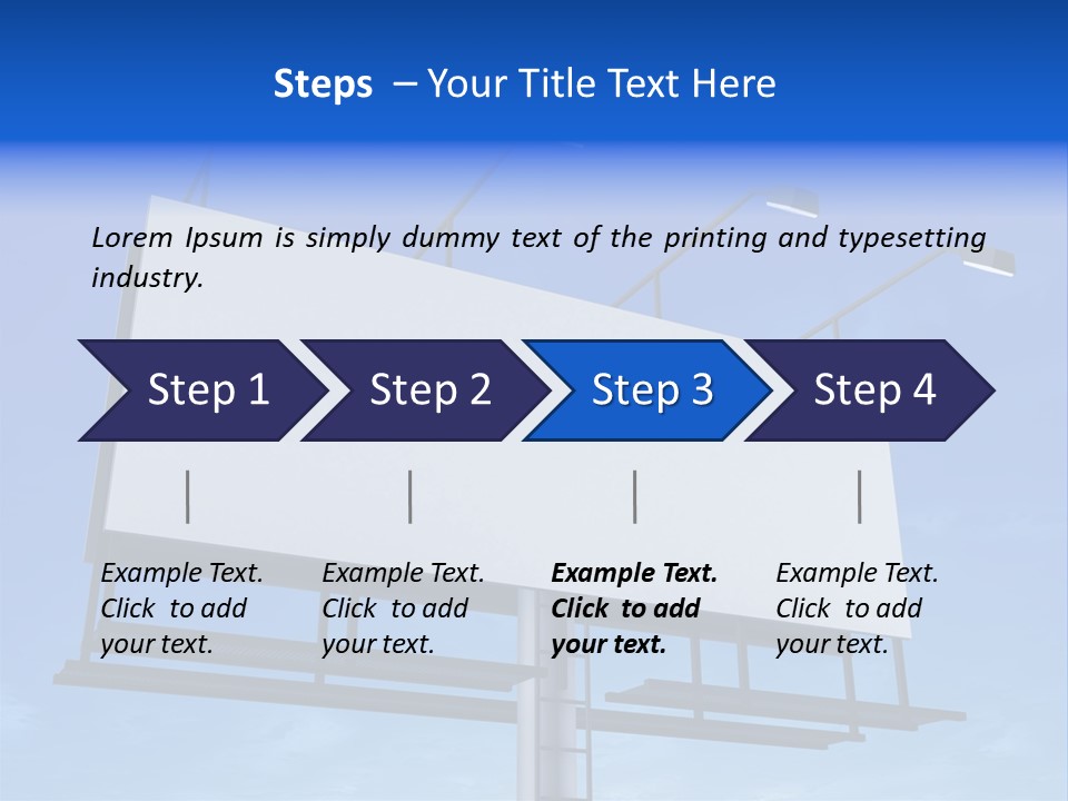 Blank Sign PowerPoint Template