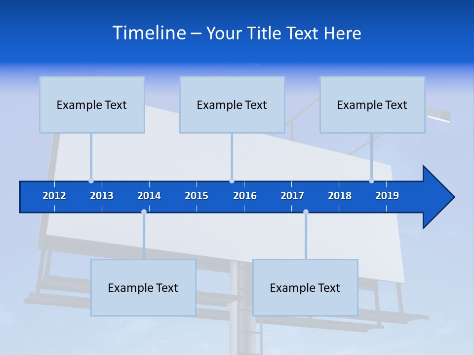 Blank Sign PowerPoint Template
