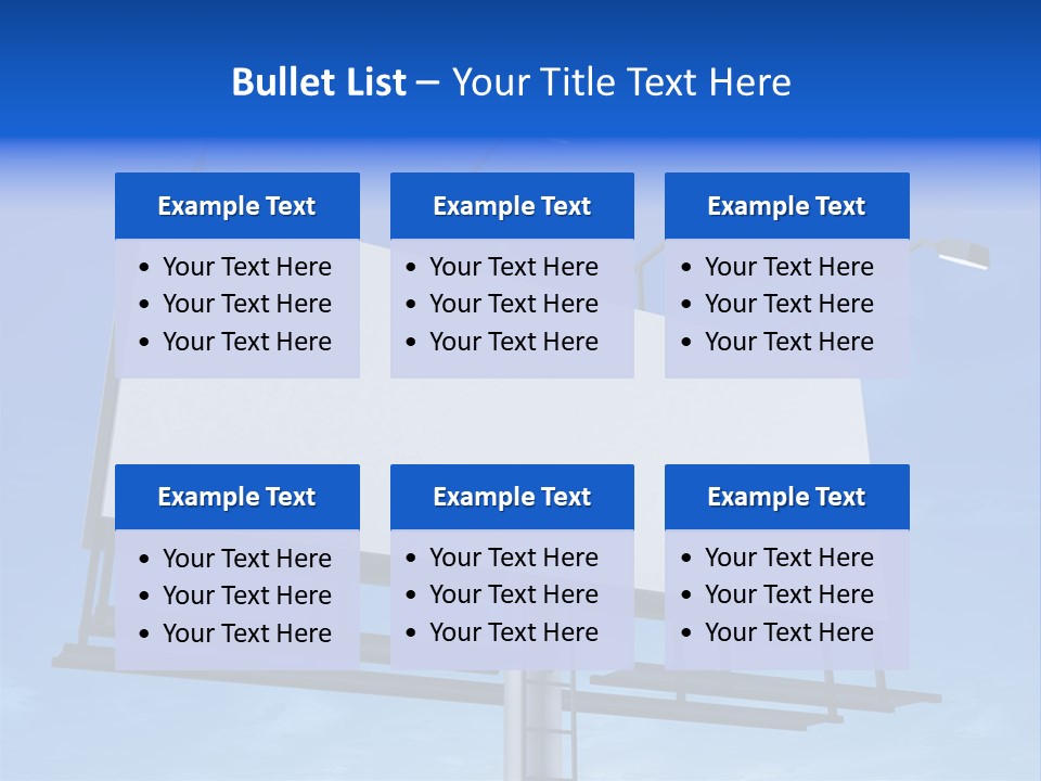 Blank Sign PowerPoint Template