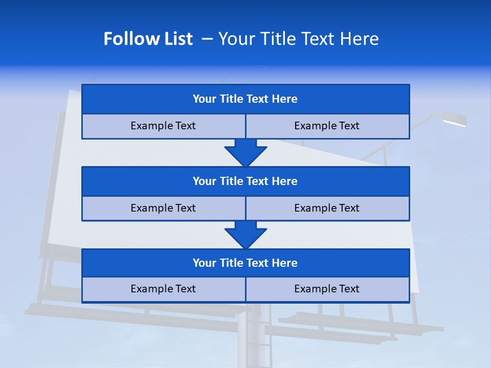 Blank Sign PowerPoint Template
