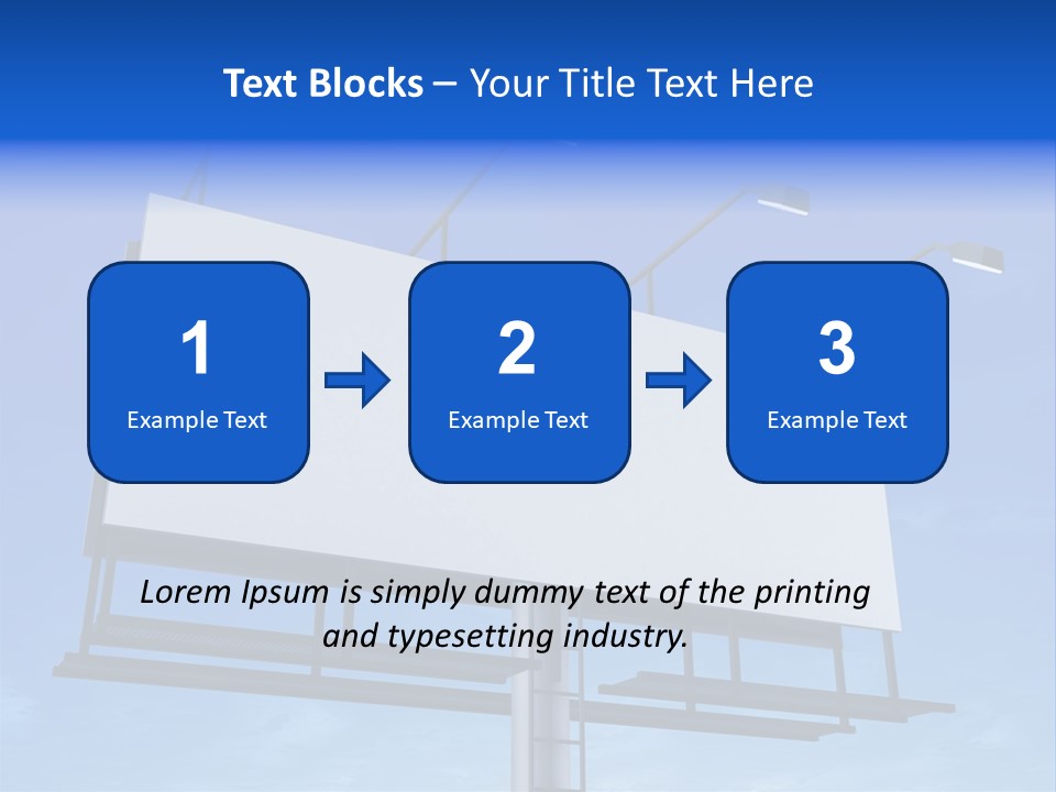 Blank Sign PowerPoint Template