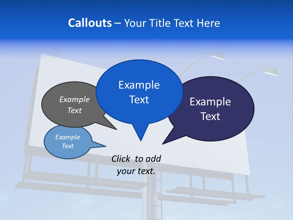 Blank Sign PowerPoint Template