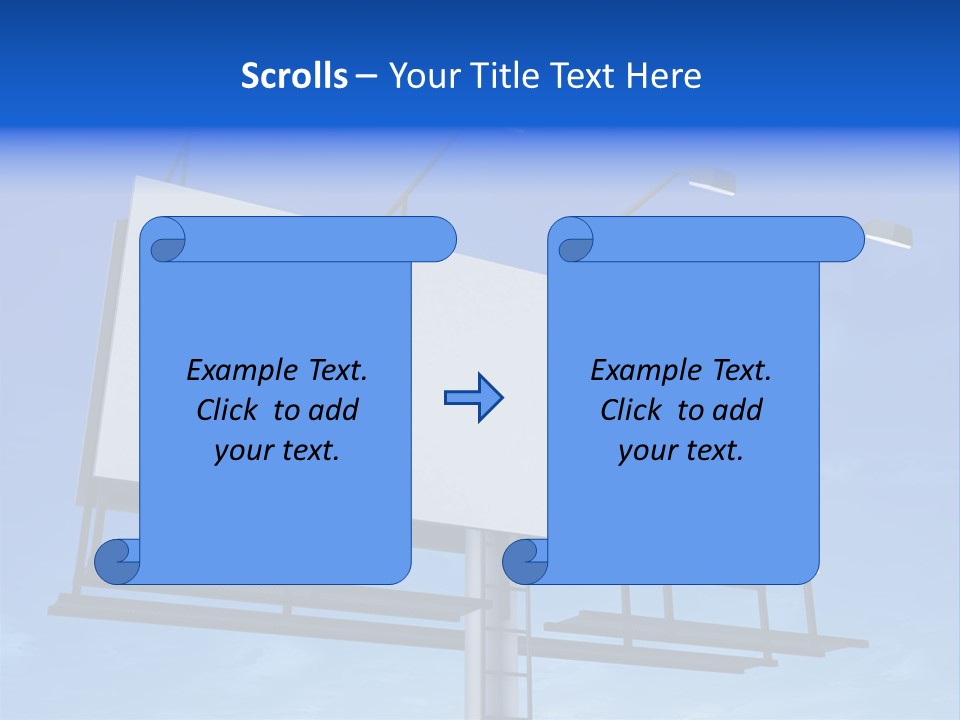 Blank Sign PowerPoint Template