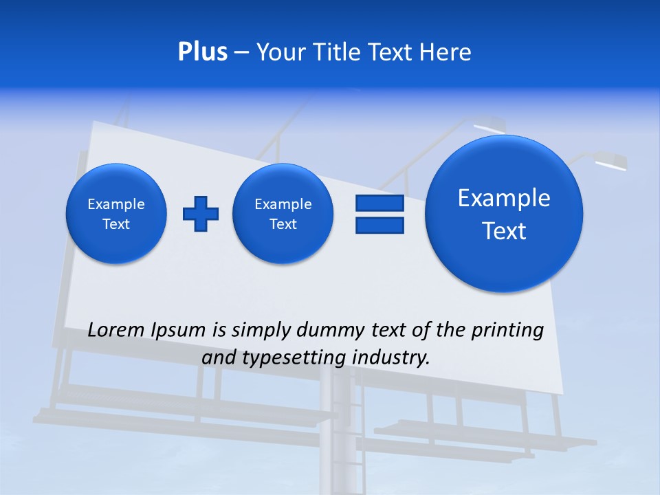 Blank Sign PowerPoint Template