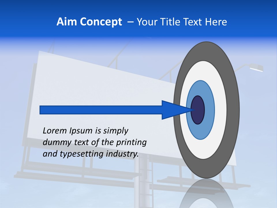 Blank Sign PowerPoint Template