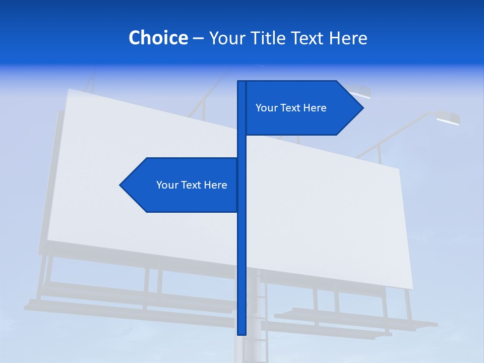 Blank Sign PowerPoint Template