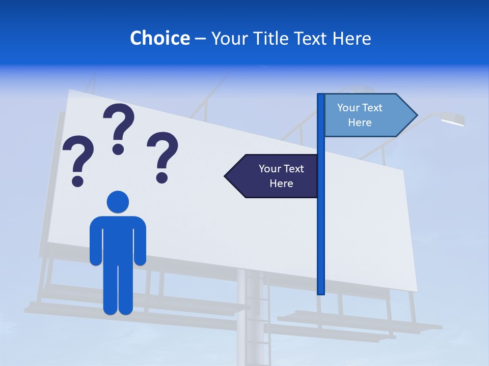 Blank Sign PowerPoint Template