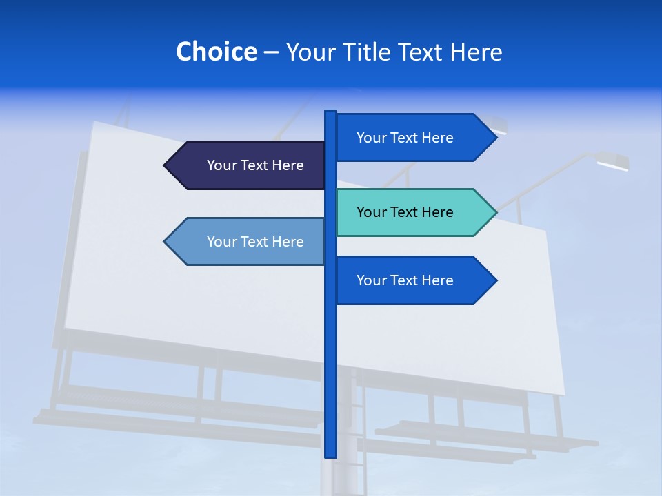 Blank Sign PowerPoint Template