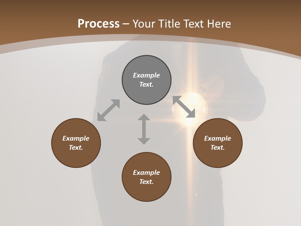 Censored Woman With Red Tape On Mouth. Colorkey, Face Toned. Isolated On White. PowerPoint Template