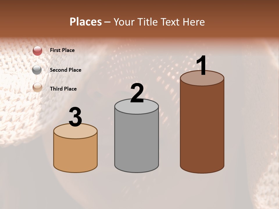 Pretty Young Lady With Large Hat At Sunny Day PowerPoint Template