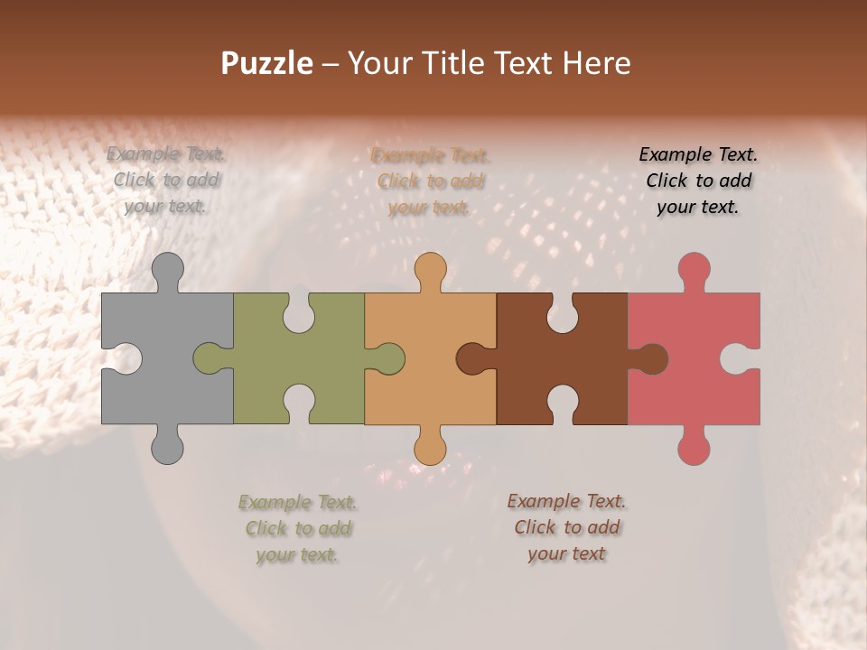 Pretty Young Lady With Large Hat At Sunny Day PowerPoint Template