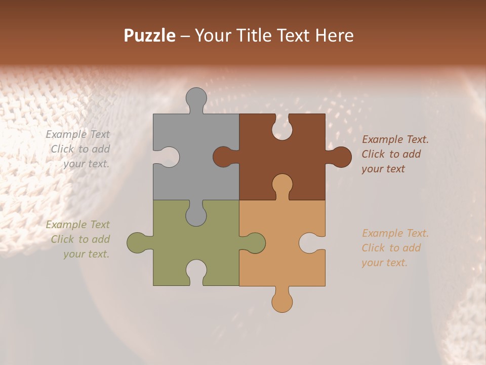 Pretty Young Lady With Large Hat At Sunny Day PowerPoint Template