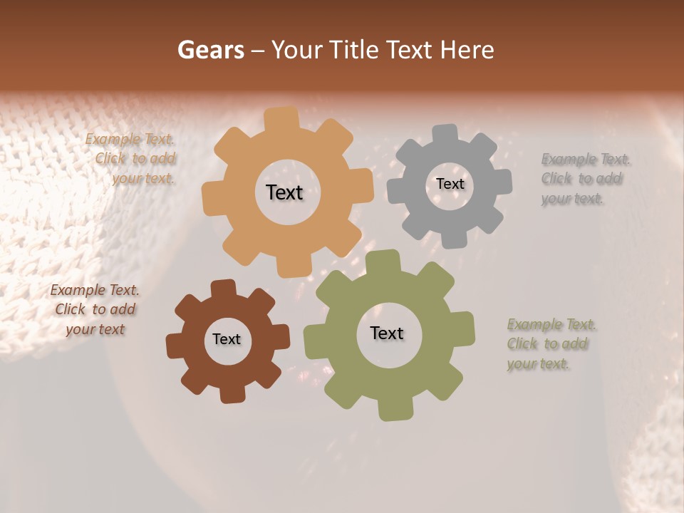 Pretty Young Lady With Large Hat At Sunny Day PowerPoint Template