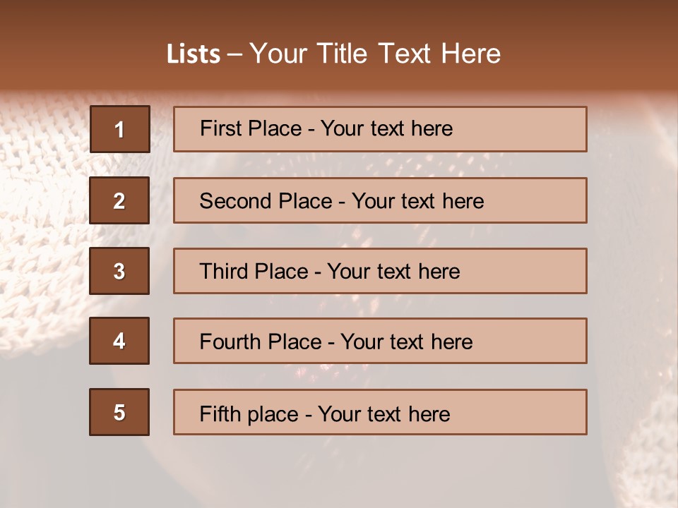 Pretty Young Lady With Large Hat At Sunny Day PowerPoint Template
