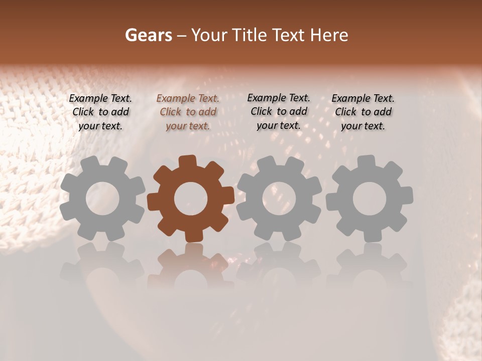 Pretty Young Lady With Large Hat At Sunny Day PowerPoint Template