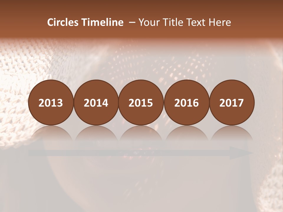 Pretty Young Lady With Large Hat At Sunny Day PowerPoint Template