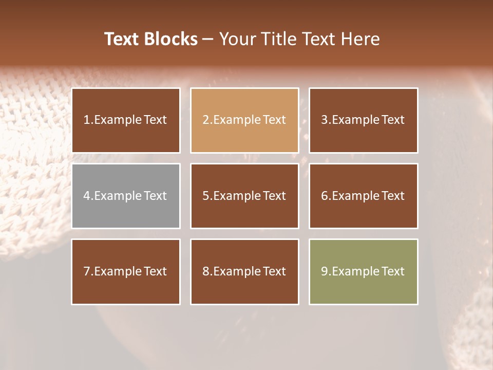 Pretty Young Lady With Large Hat At Sunny Day PowerPoint Template