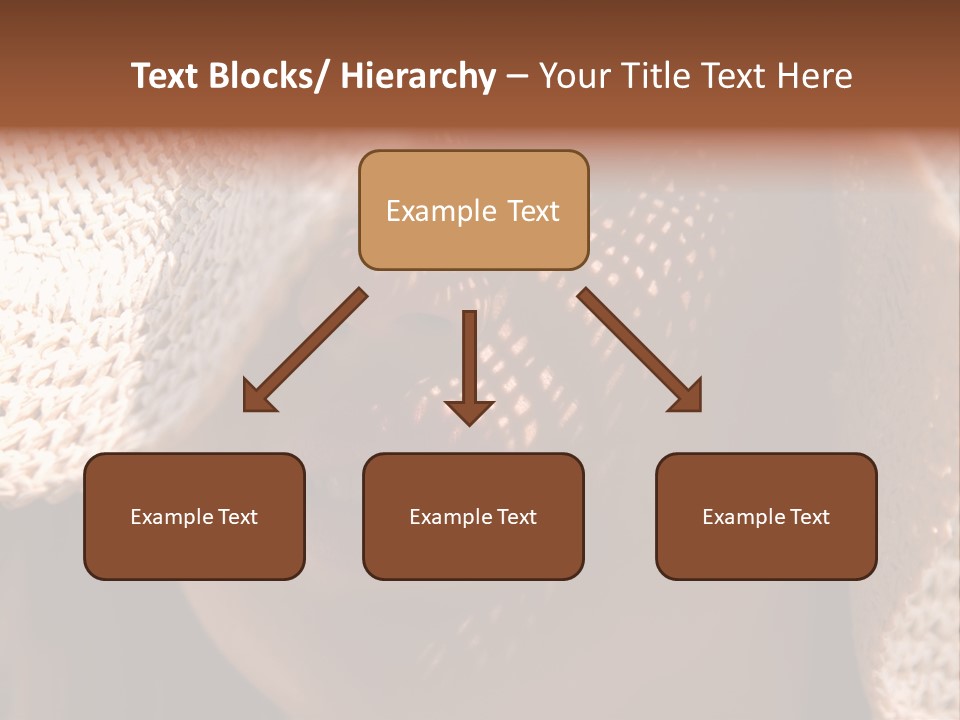 Pretty Young Lady With Large Hat At Sunny Day PowerPoint Template