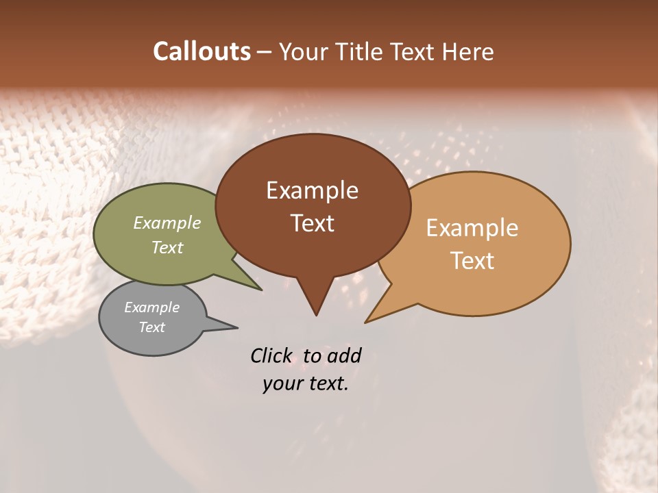 Pretty Young Lady With Large Hat At Sunny Day PowerPoint Template