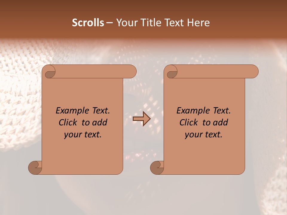 Pretty Young Lady With Large Hat At Sunny Day PowerPoint Template