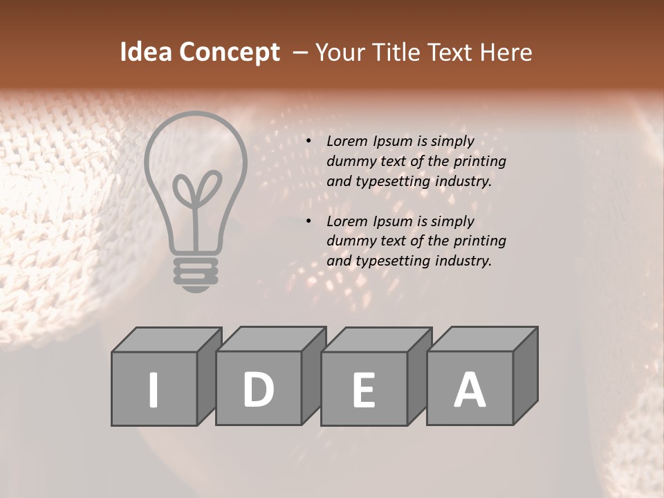 Pretty Young Lady With Large Hat At Sunny Day PowerPoint Template