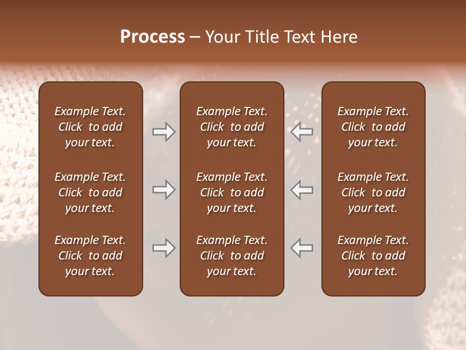 Pretty Young Lady With Large Hat At Sunny Day PowerPoint Template