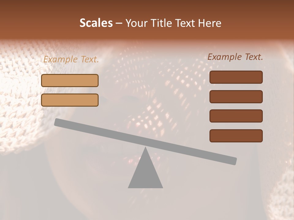 Pretty Young Lady With Large Hat At Sunny Day PowerPoint Template