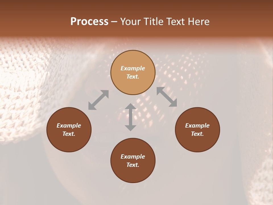 Pretty Young Lady With Large Hat At Sunny Day PowerPoint Template