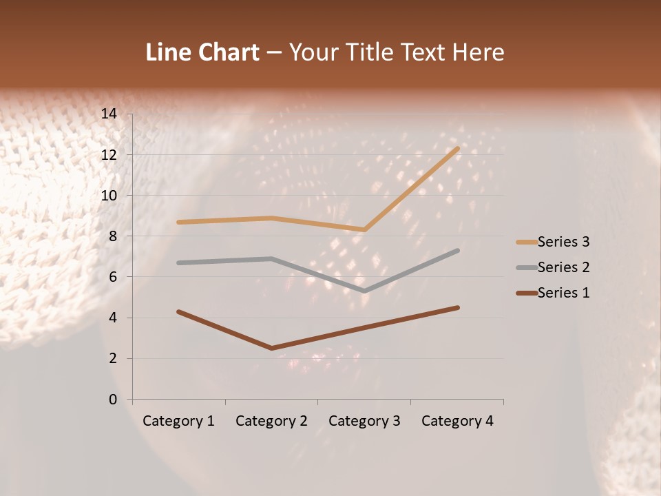 Pretty Young Lady With Large Hat At Sunny Day PowerPoint Template