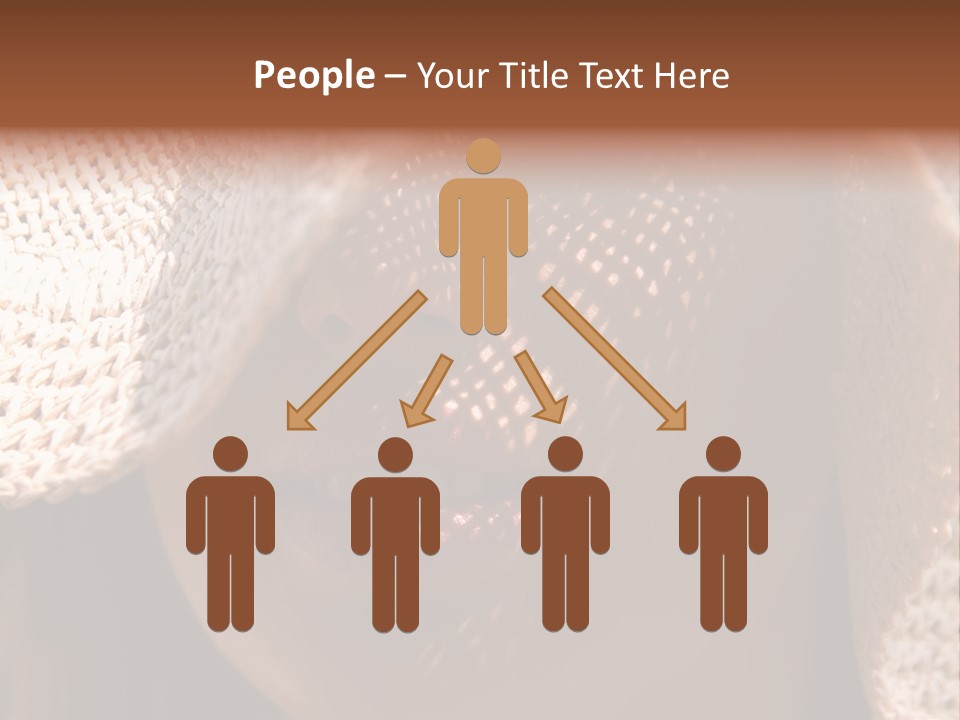 Pretty Young Lady With Large Hat At Sunny Day PowerPoint Template