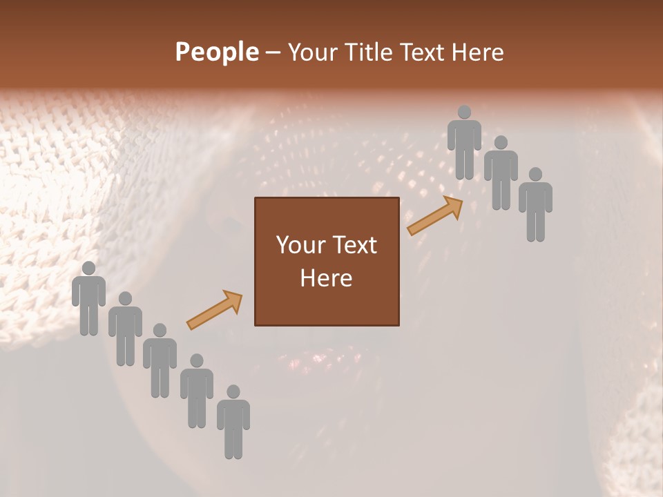 Pretty Young Lady With Large Hat At Sunny Day PowerPoint Template