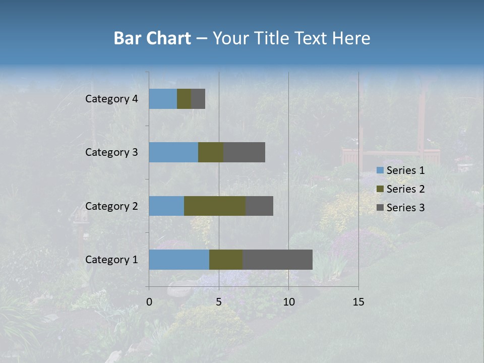 Arbor In The Garden PowerPoint Template