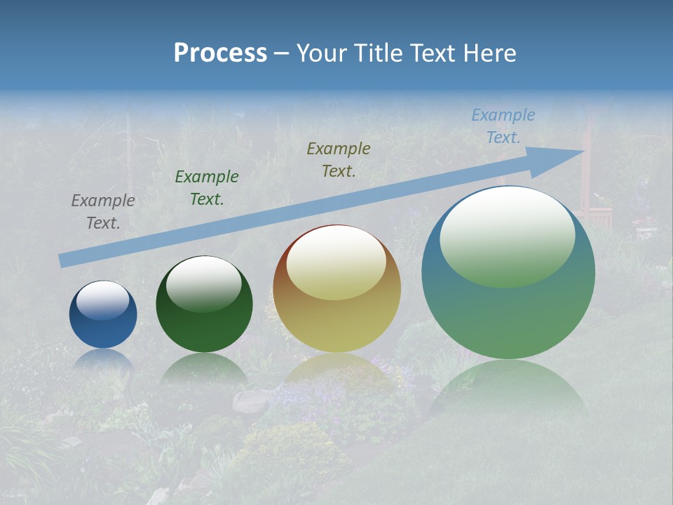 Arbor In The Garden PowerPoint Template