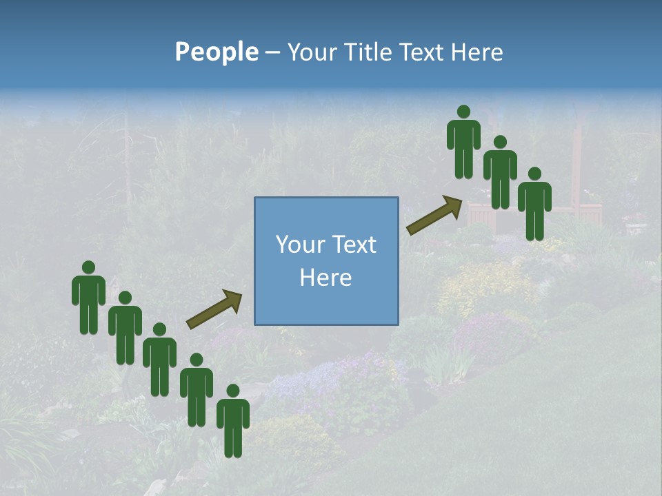 Arbor In The Garden PowerPoint Template