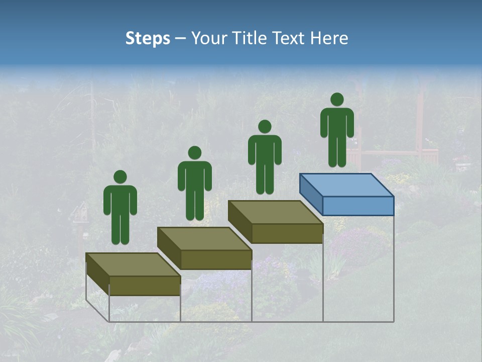 Arbor In The Garden PowerPoint Template