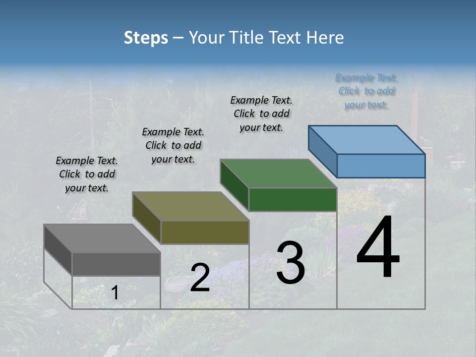 Arbor In The Garden PowerPoint Template