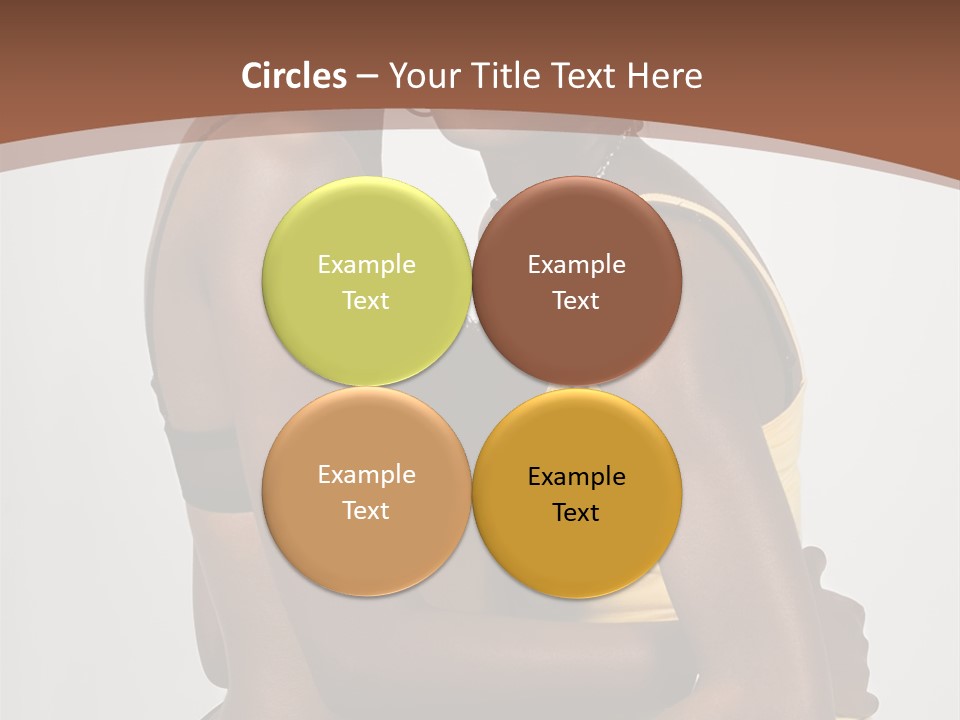 Two Young African American Girls, We Are Young Beautiful And Having Fun, People Diversity Series, PowerPoint Template