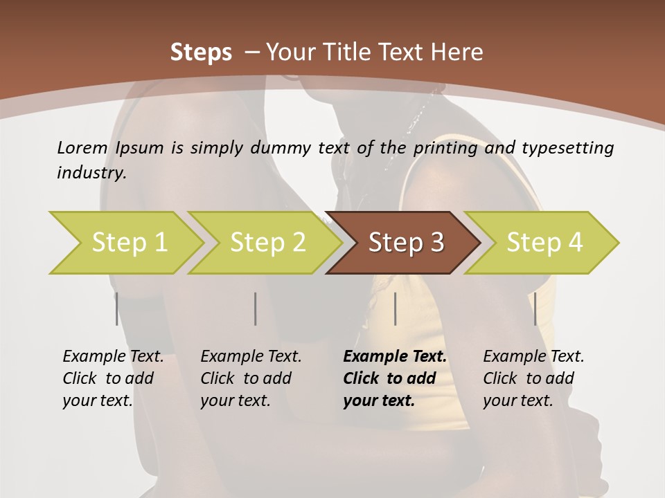 Two Young African American Girls, We Are Young Beautiful And Having Fun, People Diversity Series, PowerPoint Template