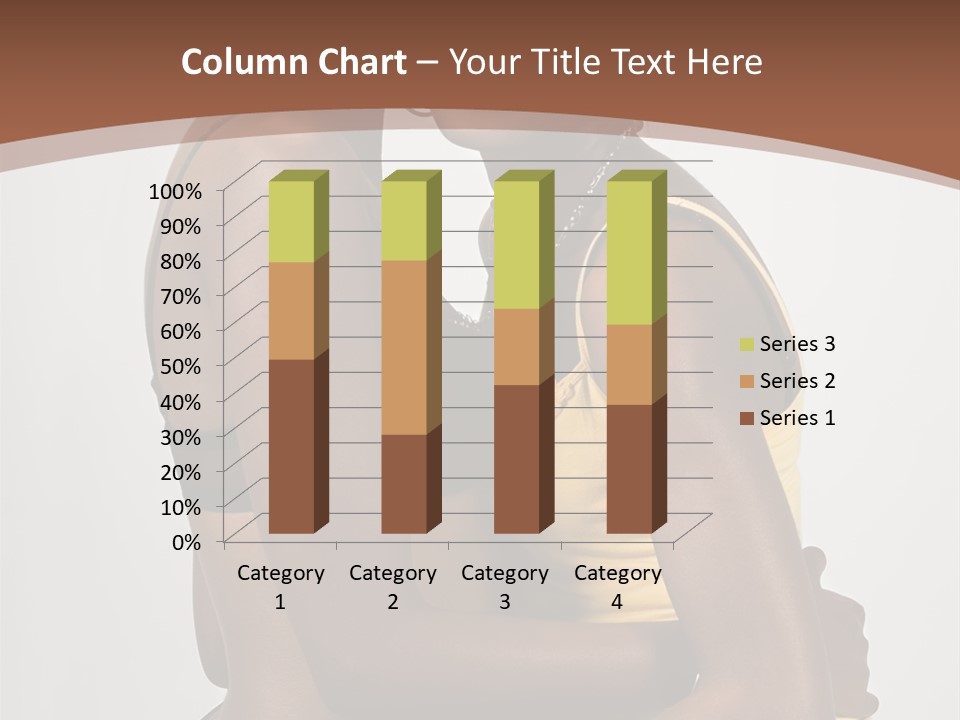 Two Young African American Girls, We Are Young Beautiful And Having Fun, People Diversity Series, PowerPoint Template