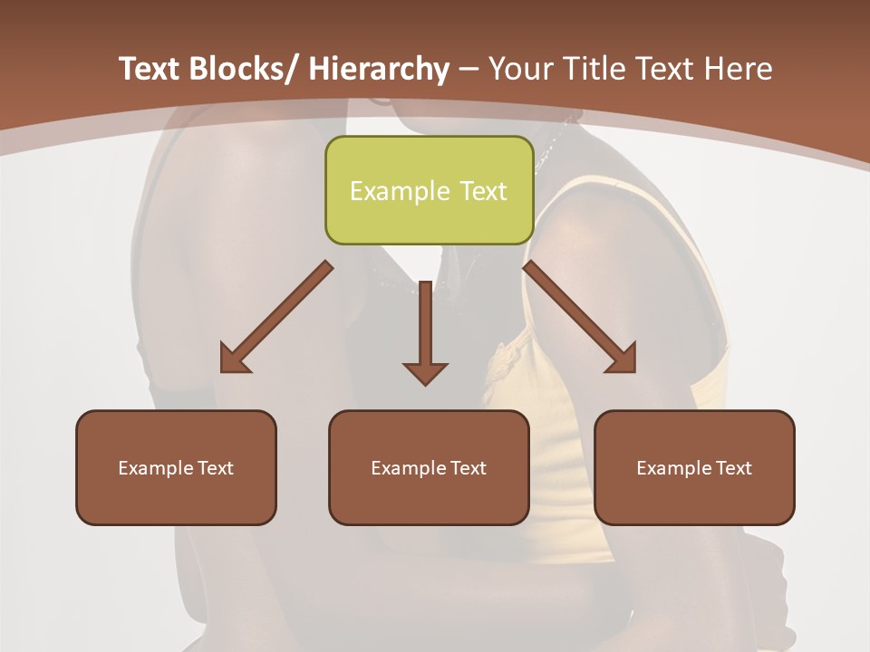 Two Young African American Girls, We Are Young Beautiful And Having Fun, People Diversity Series, PowerPoint Template