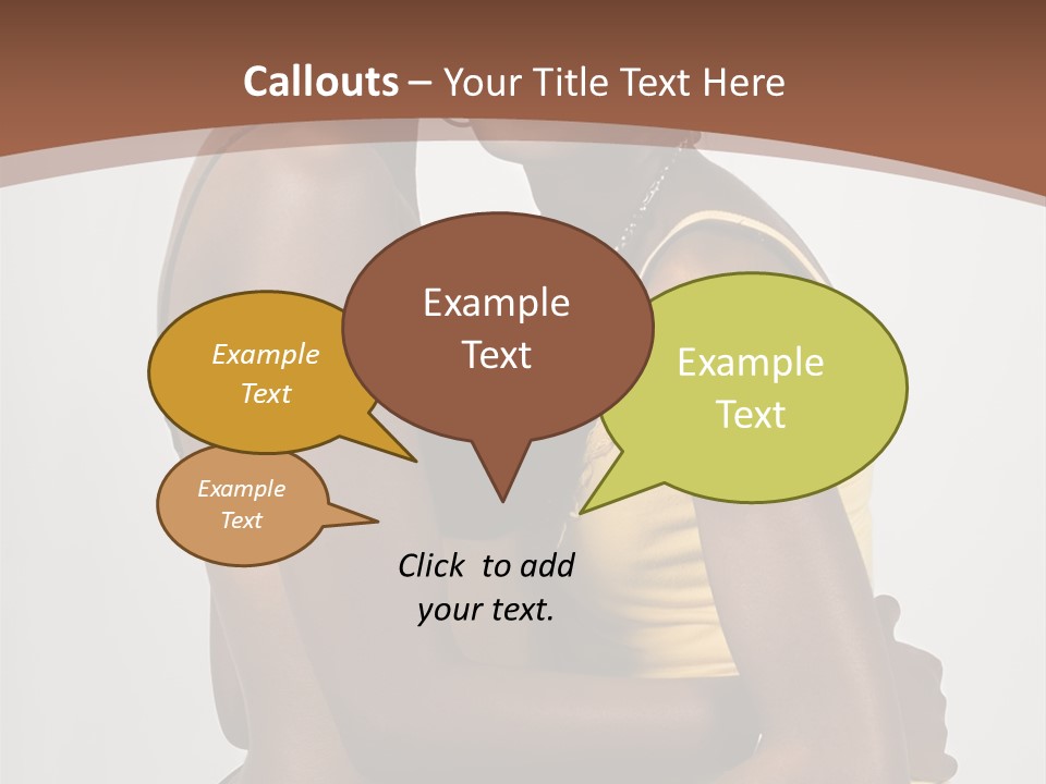 Two Young African American Girls, We Are Young Beautiful And Having Fun, People Diversity Series, PowerPoint Template