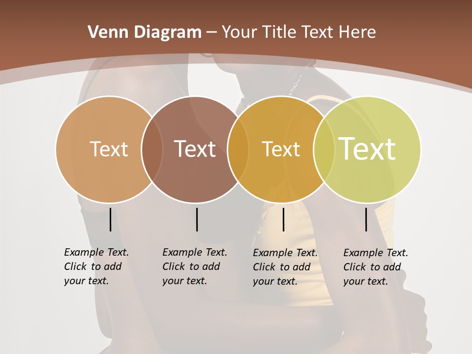 Two Young African American Girls, We Are Young Beautiful And Having Fun, People Diversity Series, PowerPoint Template