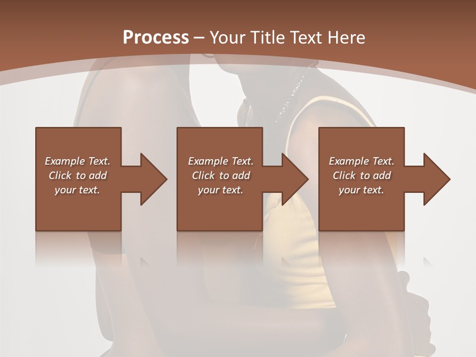 Two Young African American Girls, We Are Young Beautiful And Having Fun, People Diversity Series, PowerPoint Template