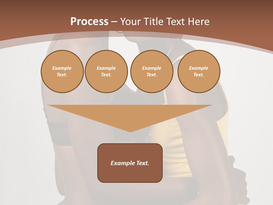 Two Young African American Girls, We Are Young Beautiful And Having Fun, People Diversity Series, PowerPoint Template