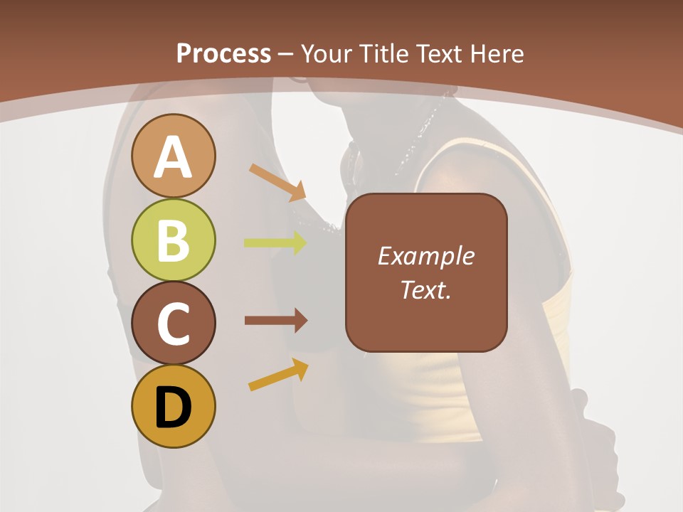 Two Young African American Girls, We Are Young Beautiful And Having Fun, People Diversity Series, PowerPoint Template