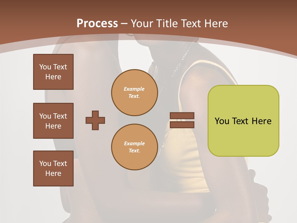 Two Young African American Girls, We Are Young Beautiful And Having Fun, People Diversity Series, PowerPoint Template